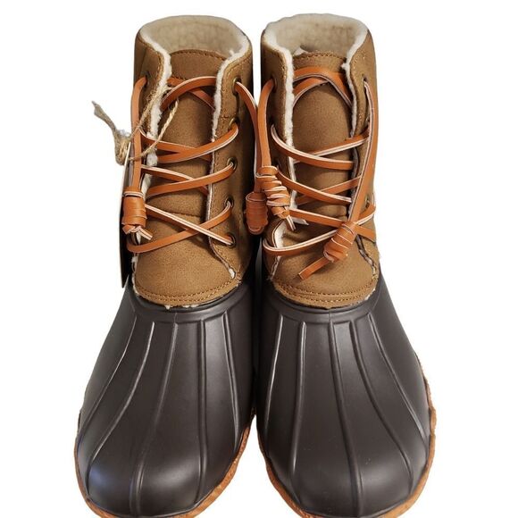 Seven7 Womens Hollis Duckboot Chocolate Size 7 - Picture 1 of 10